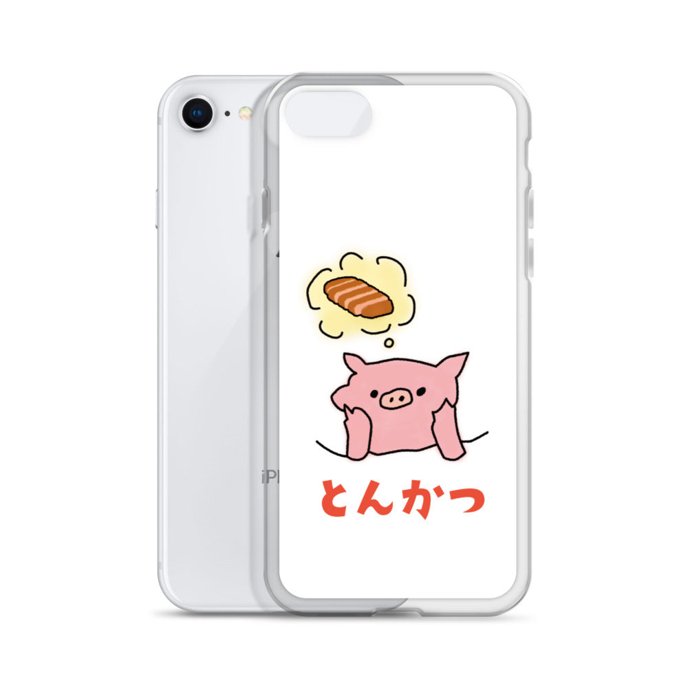 とんかつブタ iPhoneケース