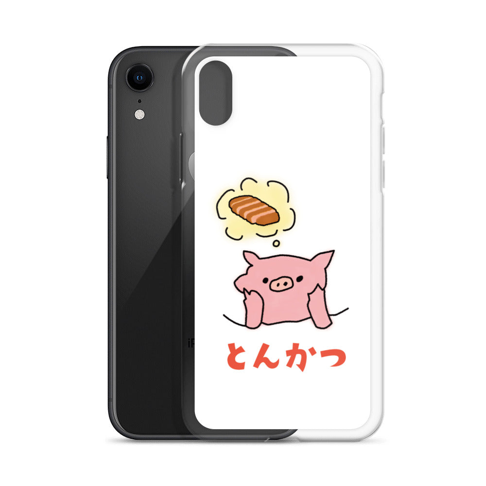 とんかつブタ iPhoneケース