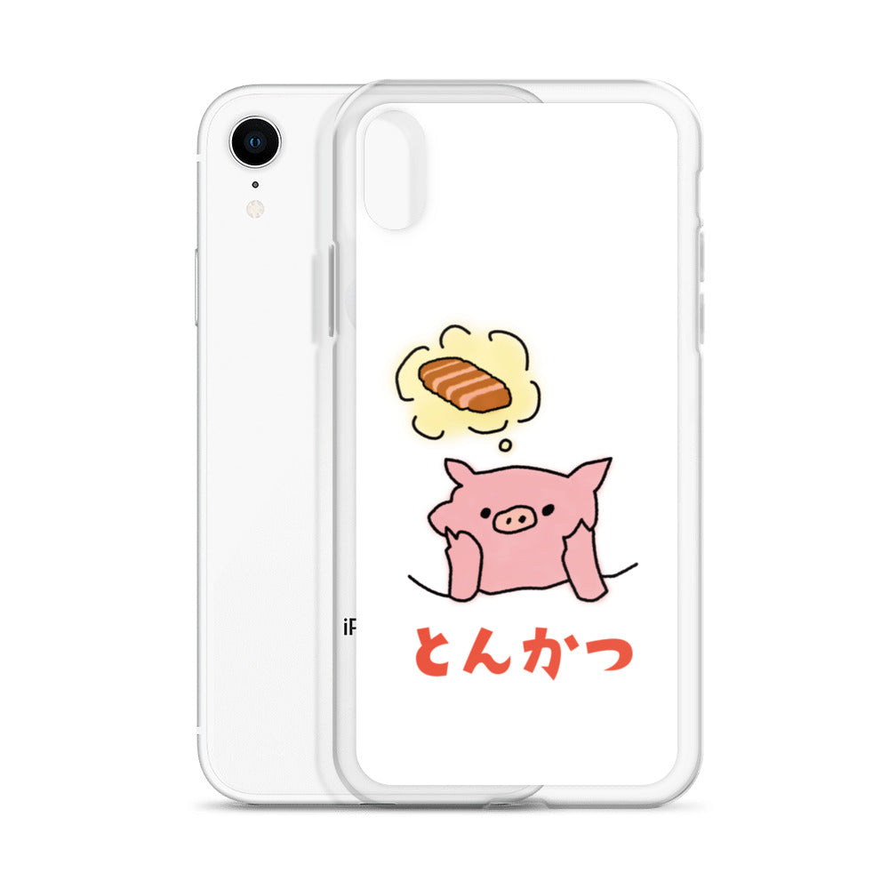 とんかつブタ iPhoneケース