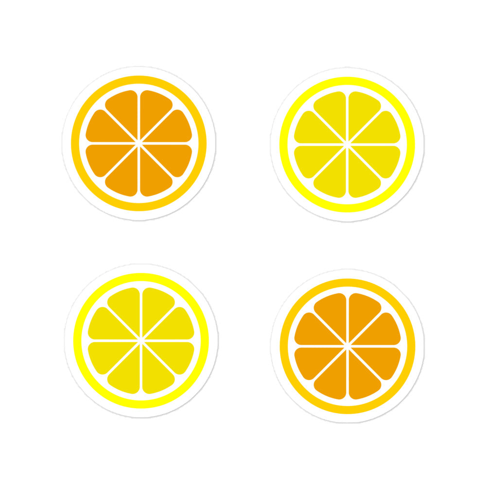 lemon & orange ステッカー