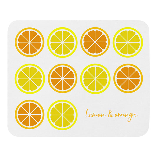 lemon & orange マウスパッド