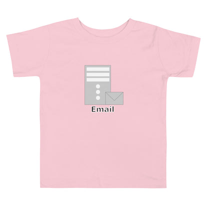 【キッズ】メールサーバアイコン全面 エンジニアTシャツ