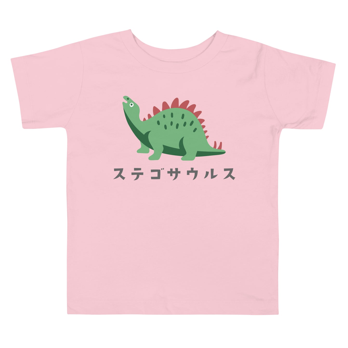 【キッズ】ステゴサウルス柄（恐竜） Tシャツ