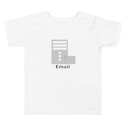 【キッズ】メールサーバアイコン全面 エンジニアTシャツ