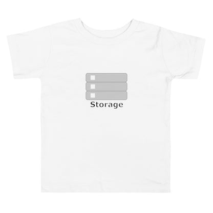 【キッズ】ストレージサーバアイコン全面 エンジニアTシャツ