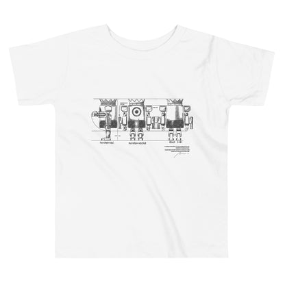 【キッズ】XOBOT KING設計図 Tシャツ