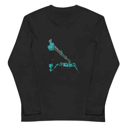 カニクレーン長袖Tシャツ