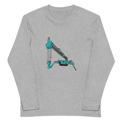 カニクレーン長袖Tシャツ