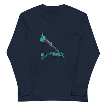 カニクレーン長袖Tシャツ