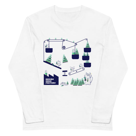 GEKIMU NEKO FACTORY ロングTシャツ