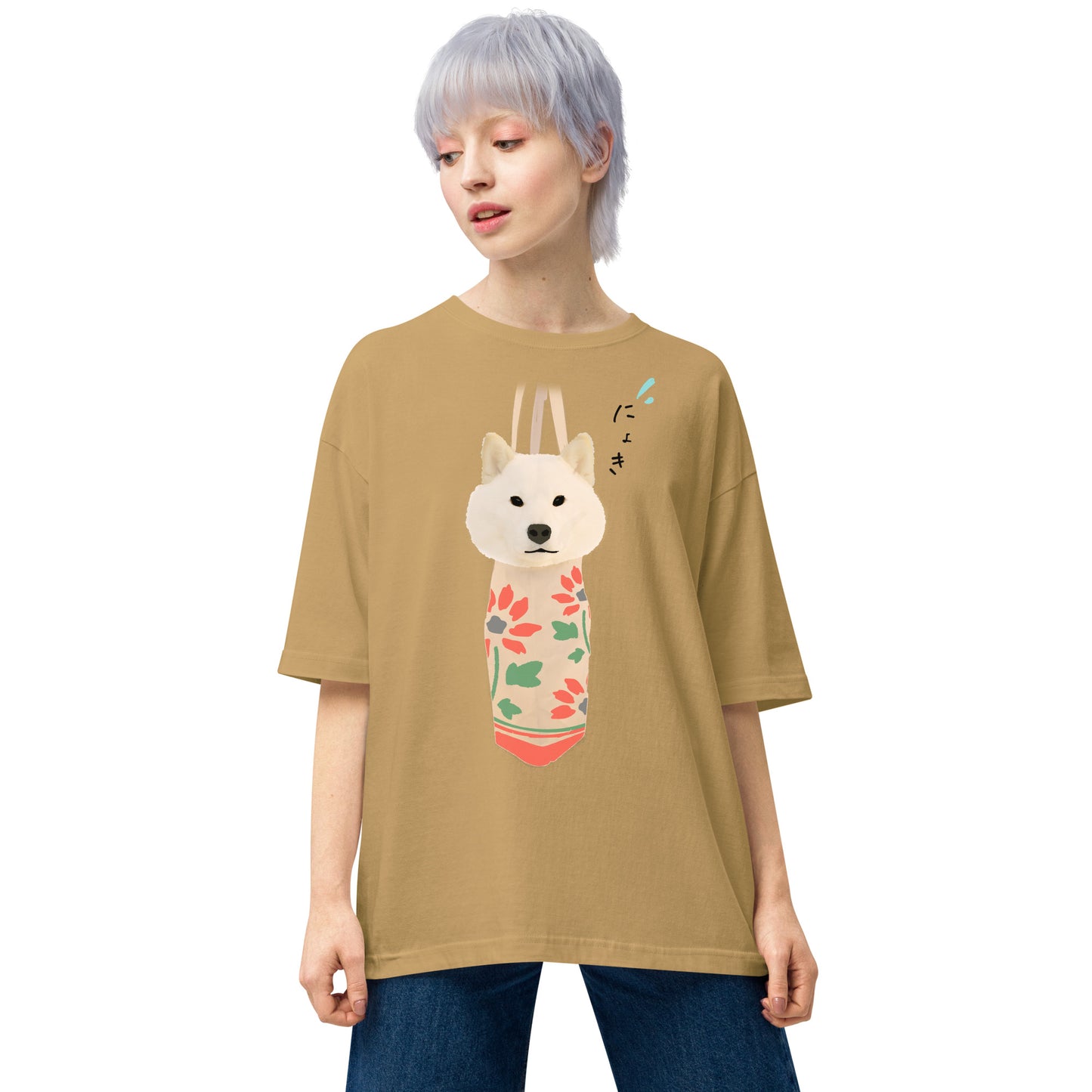 こけしみたいなニョッキィーヌ ビッグシルエット Tシャツ