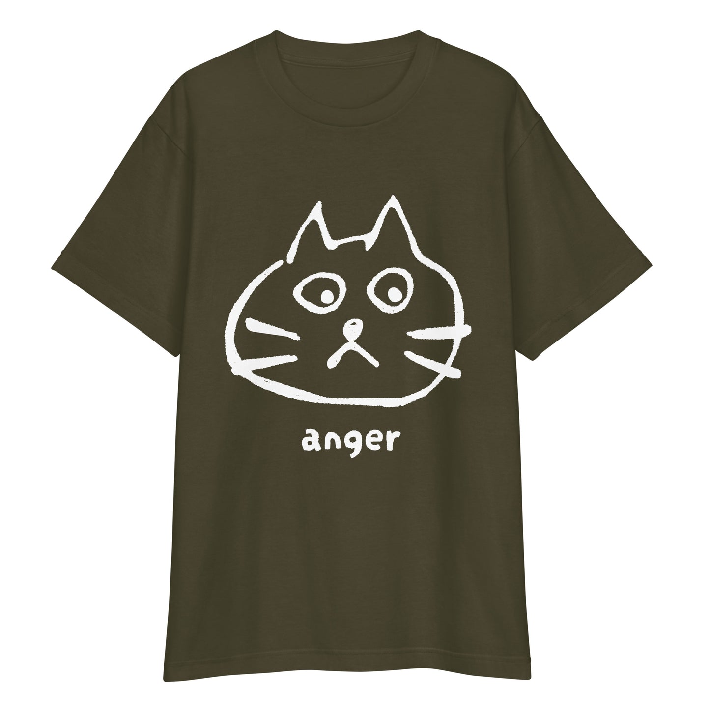 「おこ」な猫様の Tシャツ