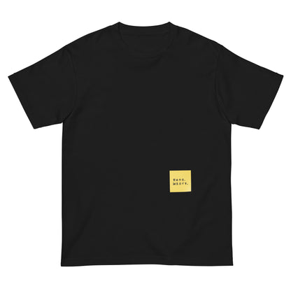 付箋Tシャツ（実は今日…）