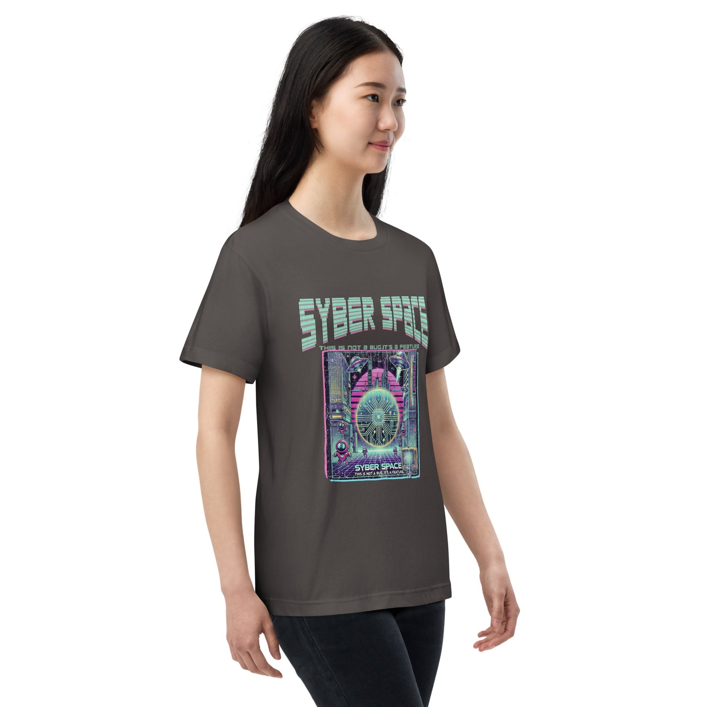 SYBERSPACE  ユニセックス  半袖Tシャツ