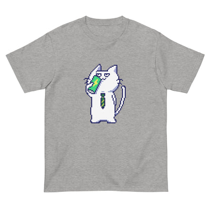 ゲーミング激務猫（エナドリごくごく） Tシャツ