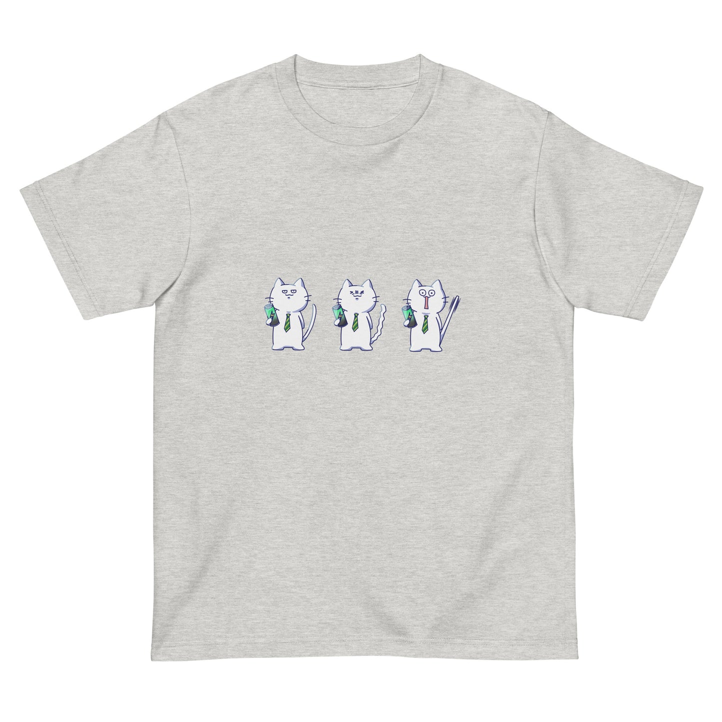 激務猫3連勤Tシャツ