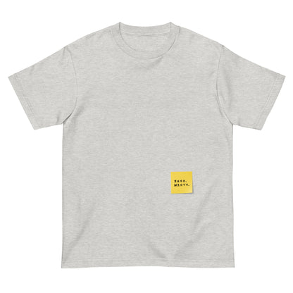 付箋Tシャツ（実は今日…）
