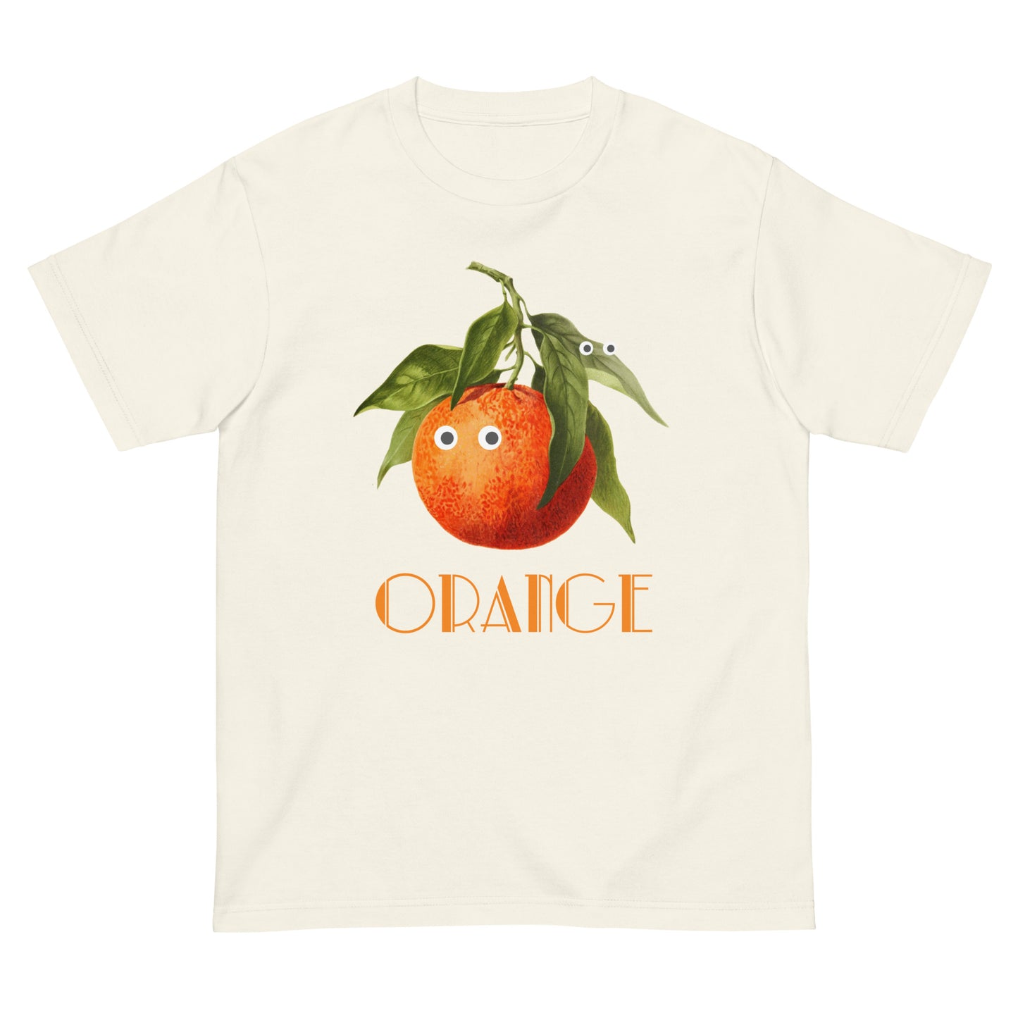 オレンジ 半袖Tシャツ　