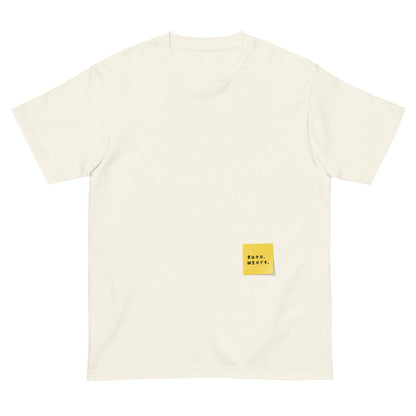 付箋Tシャツ（実は今日…）