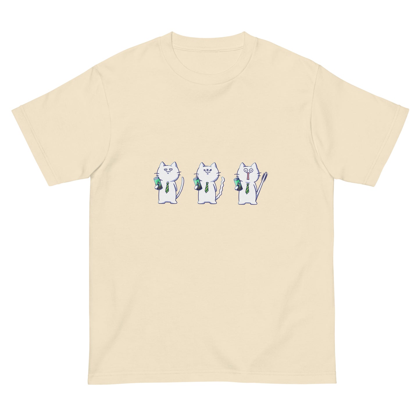 激務猫3連勤Tシャツ