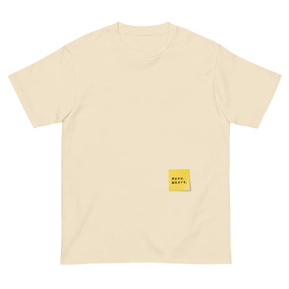 付箋Tシャツ（実は今日…）