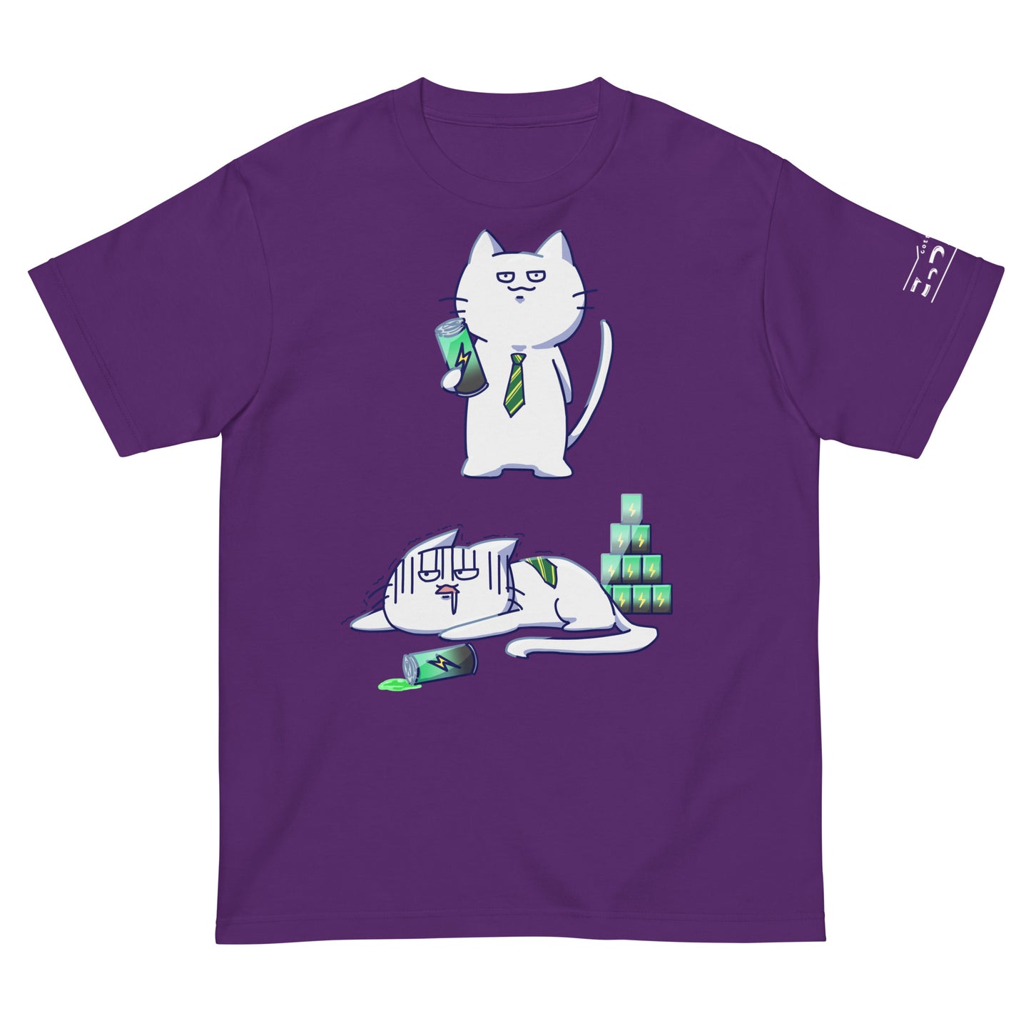 激務猫×こっつん商店Tシャツver.2