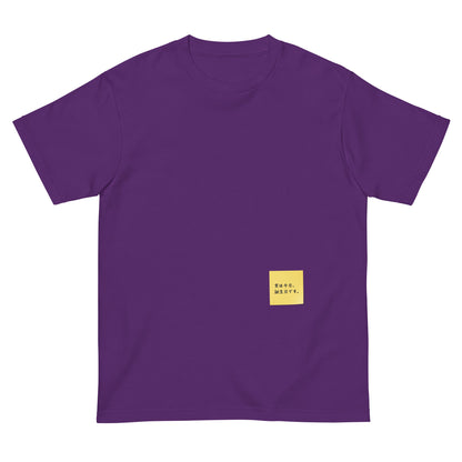 付箋Tシャツ（実は今日…）