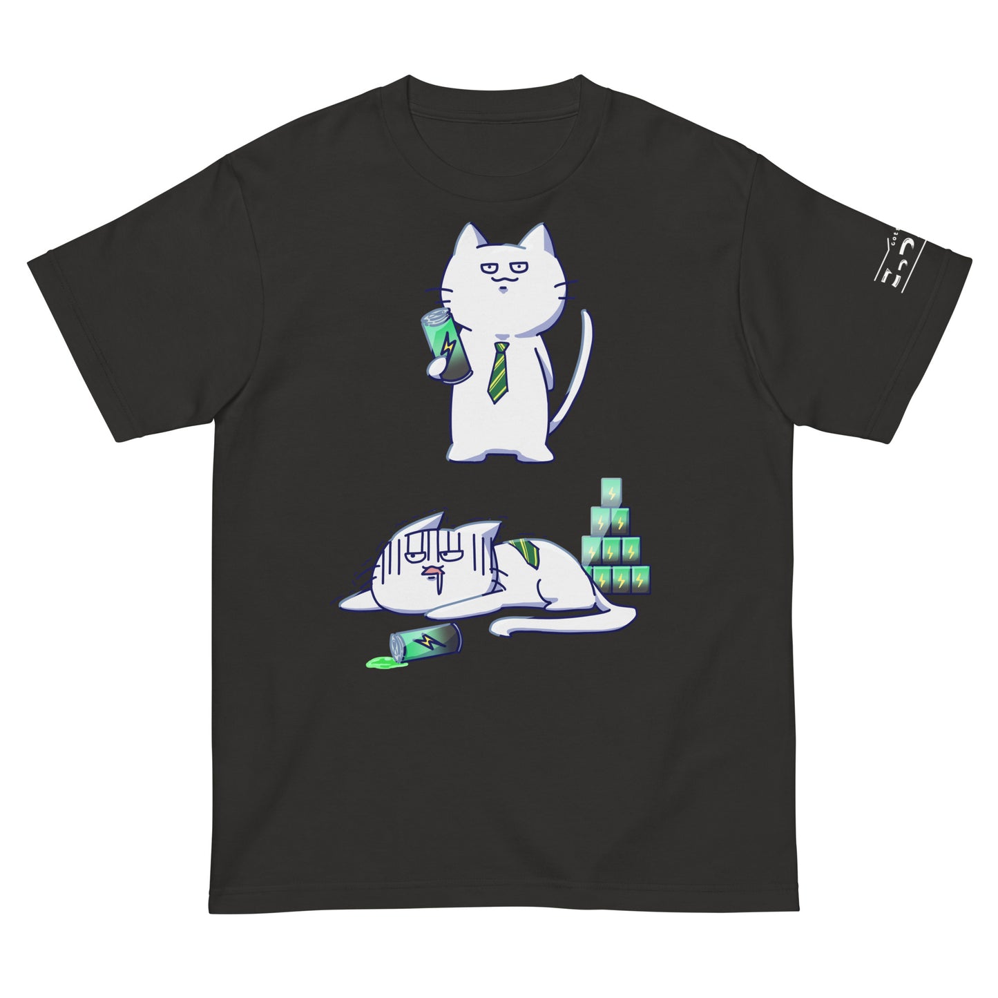 激務猫×こっつん商店Tシャツver.2