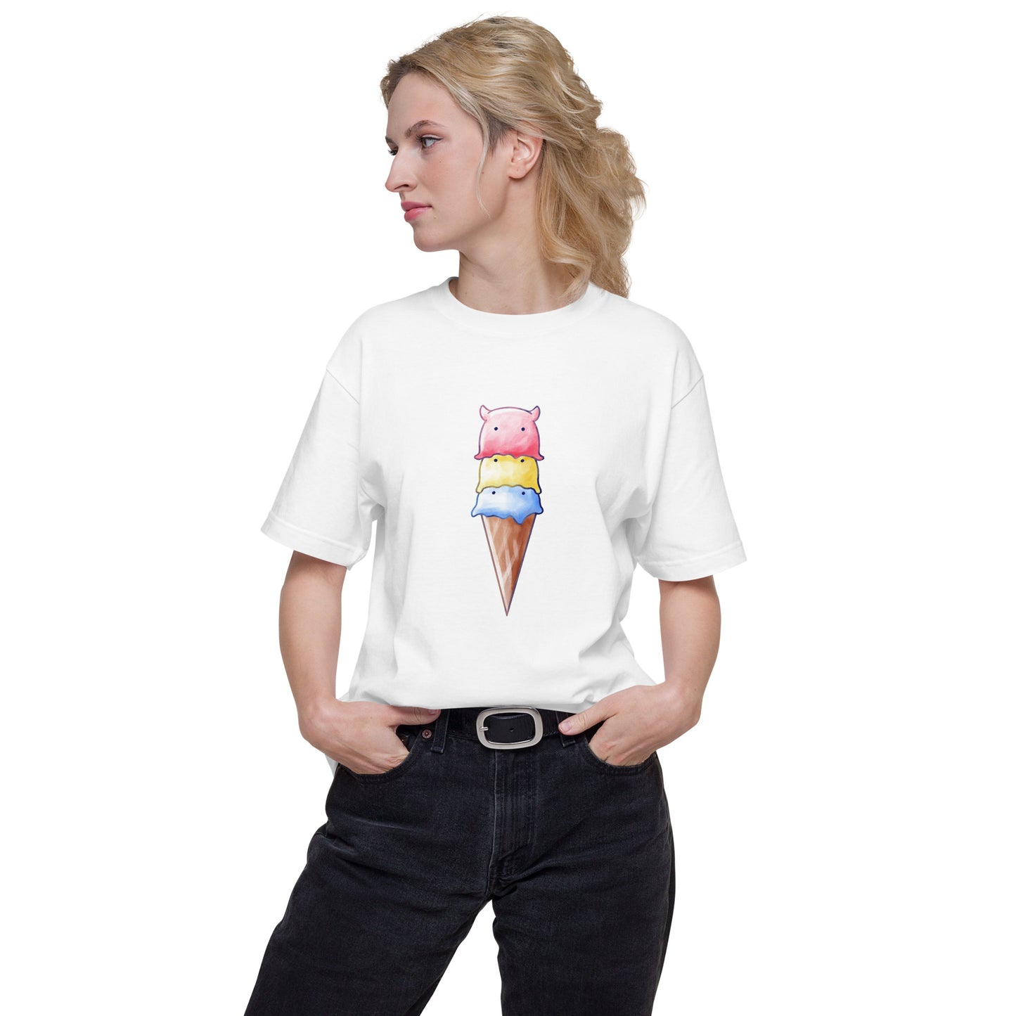 めんだこアイスクリーム Tシャツ