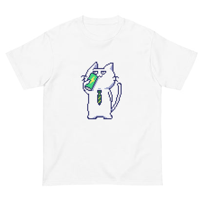 ゲーミング激務猫（エナドリごくごく） Tシャツ