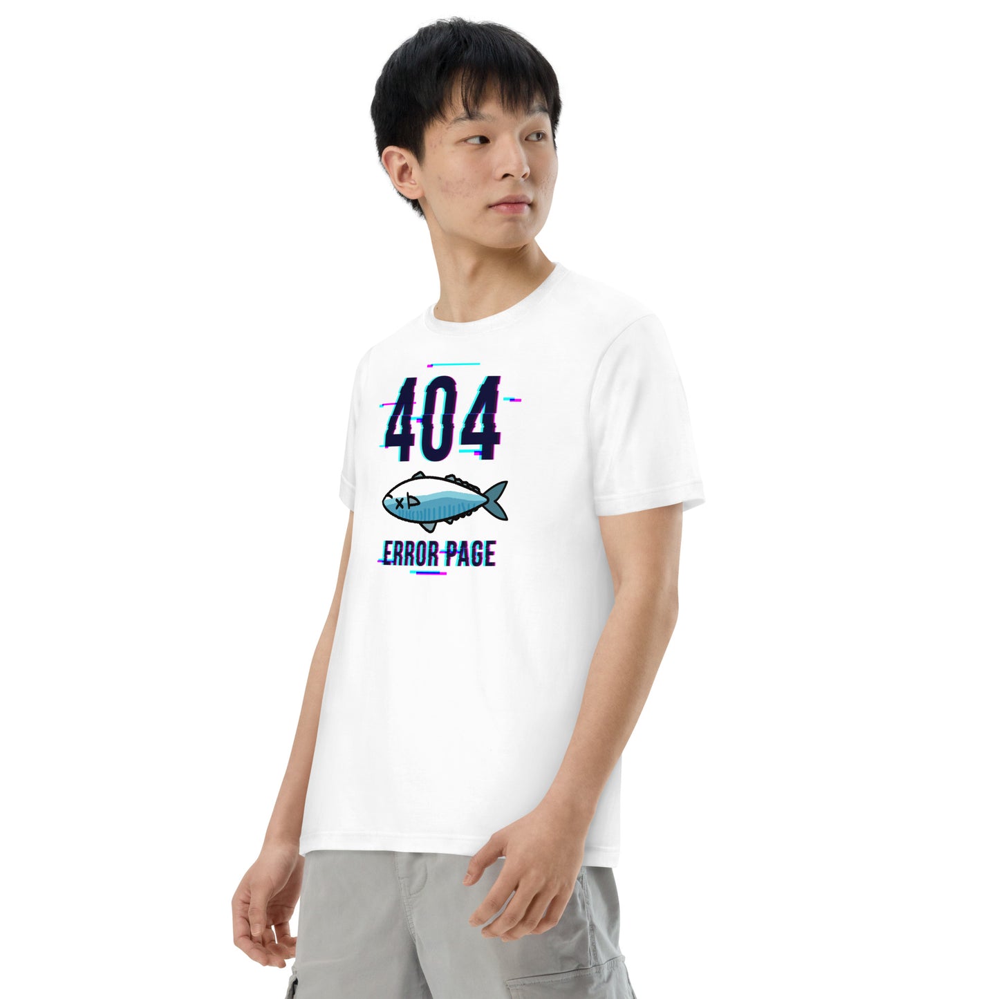 error 404 not found 鯖こみ（デジタルフォント）  Tシャツ