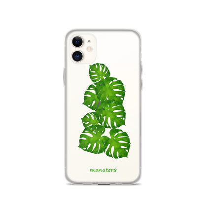 モンステラ（monstera） iPhoneケース