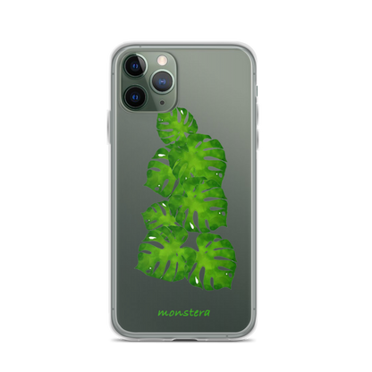 モンステラ（monstera） iPhoneケース