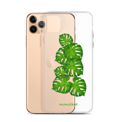 モンステラ（monstera） iPhoneケース