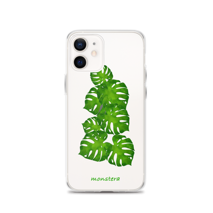 モンステラ（monstera） iPhoneケース