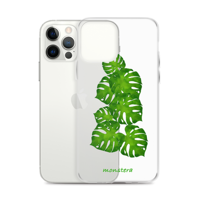 モンステラ（monstera） iPhoneケース