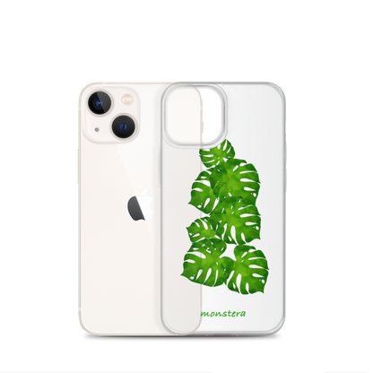 モンステラ（monstera） iPhoneケース