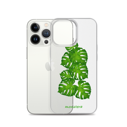 モンステラ（monstera） iPhoneケース