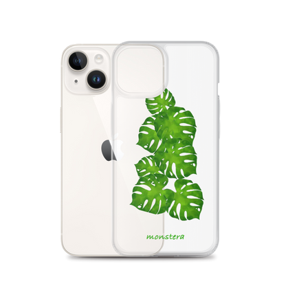 モンステラ（monstera） iPhoneケース