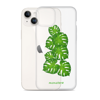 モンステラ（monstera） iPhoneケース