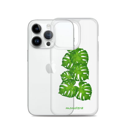 モンステラ（monstera） iPhoneケース