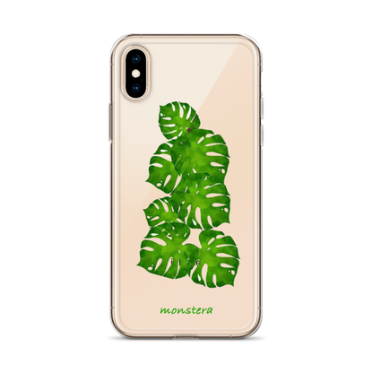 モンステラ（monstera） iPhoneケース