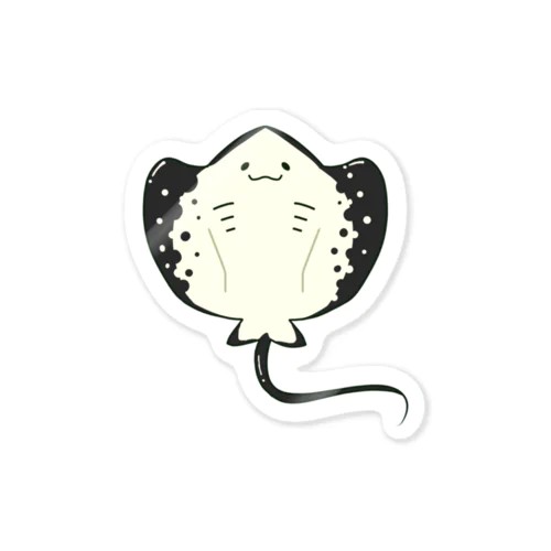 おおきなエイ ステッカー