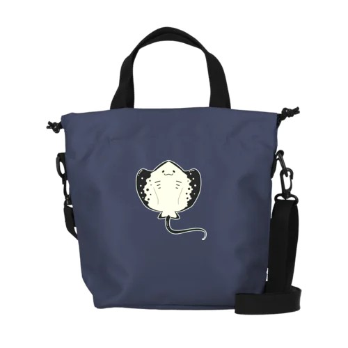 おおきなエイ TRUSS リサイクルポリエステル パースミニバッグ