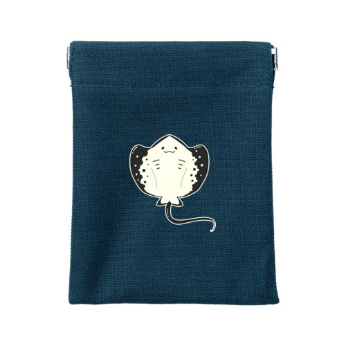 おおきなエイ ユーティリティバネ口ポーチ ミニ