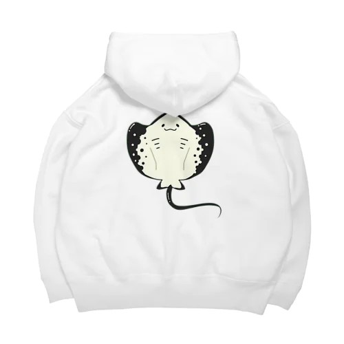 おおきなエイ ビッグシルエットパーカー