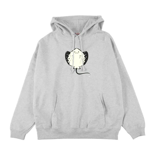 おおきなエイ United Athle 10.0oz ビッグシルエット スウェット プルオーバー パーカー（裏パイル）